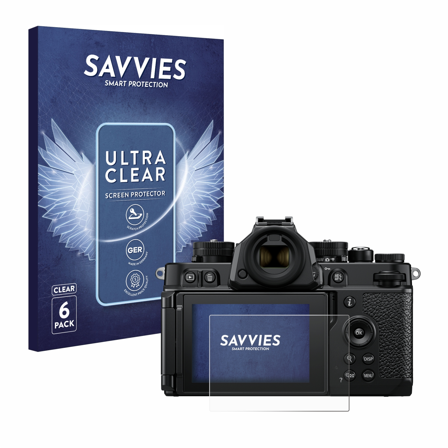 Nikon SAVVIES 6x F) klare Schutzfolie(für Z