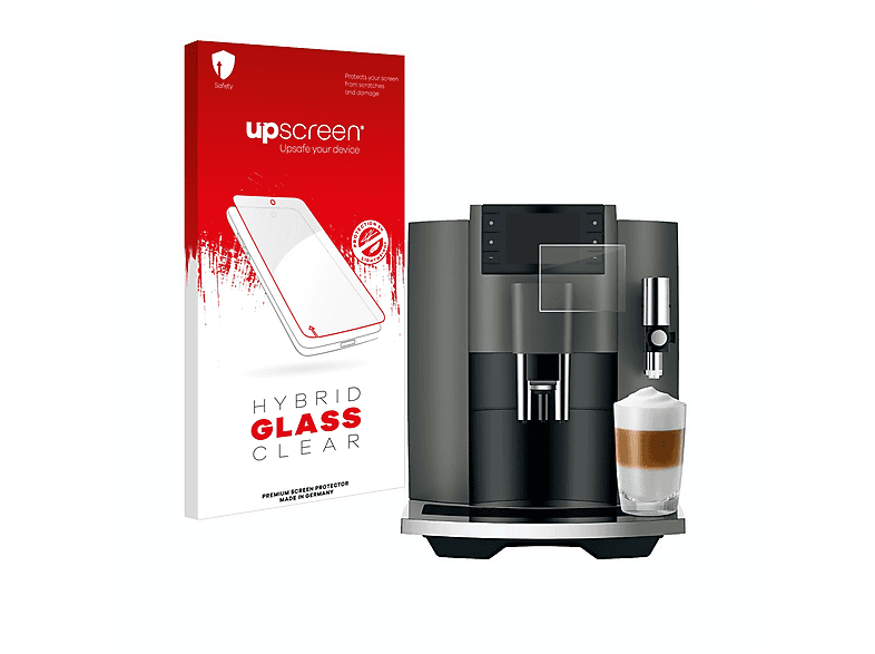 UPSCREEN klare Schutzfolie(für Jura E8 (EC)) SATURN