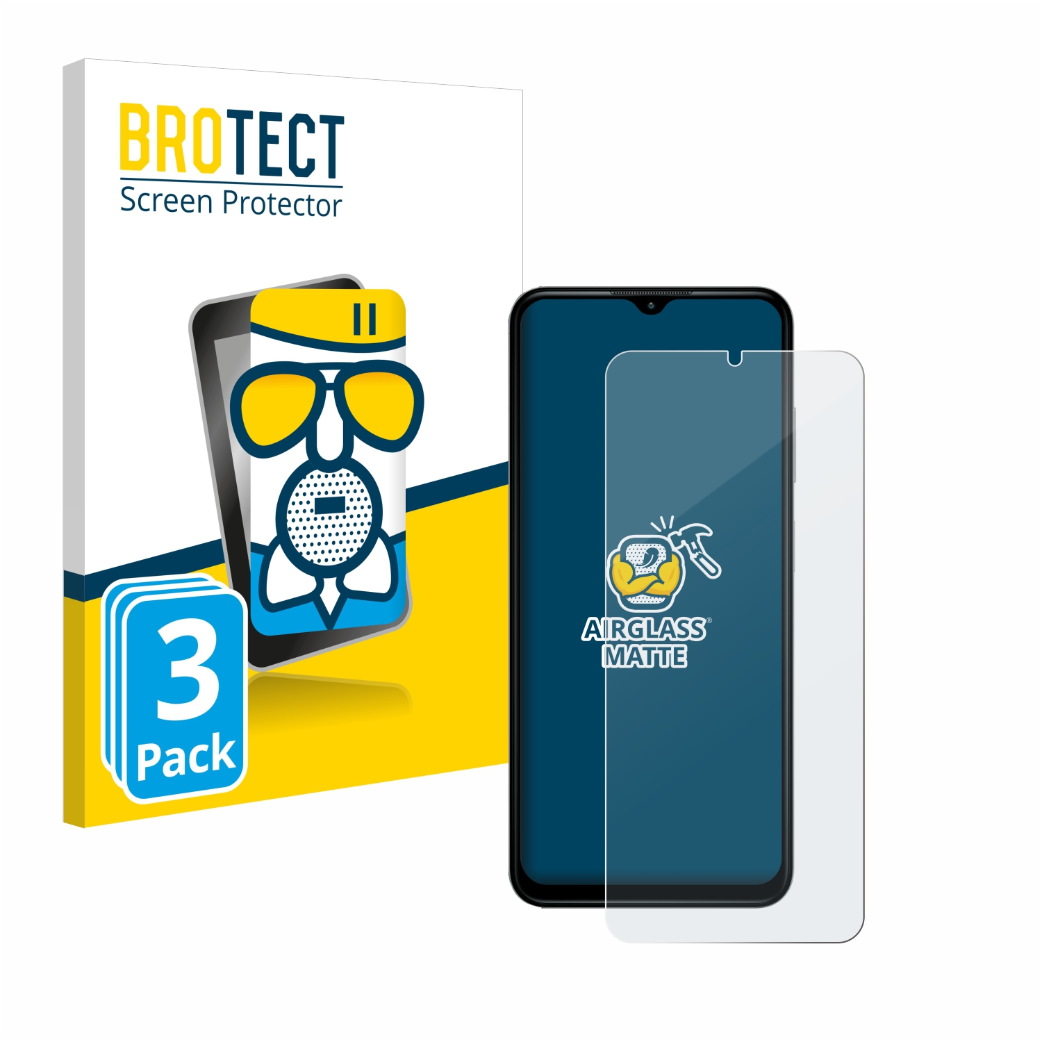 BROTECT 3x Airglass Schutzfolie(für Nokia matte G42 5G)