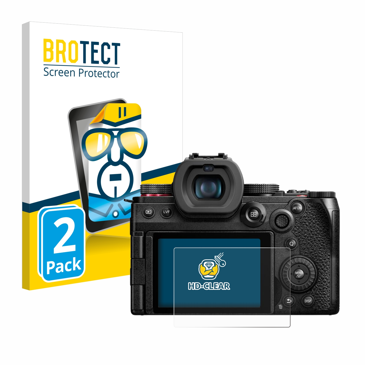 BROTECT 2x klare Schutzfolie(für Panasonic Lumix DC-G9 II)