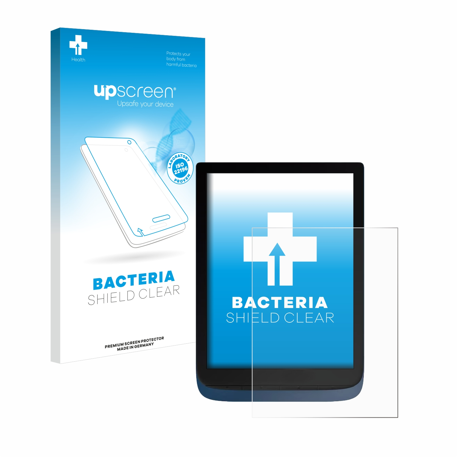 Schutzfolie(für 3) Vivlio InkPad antibakteriell UPSCREEN klare