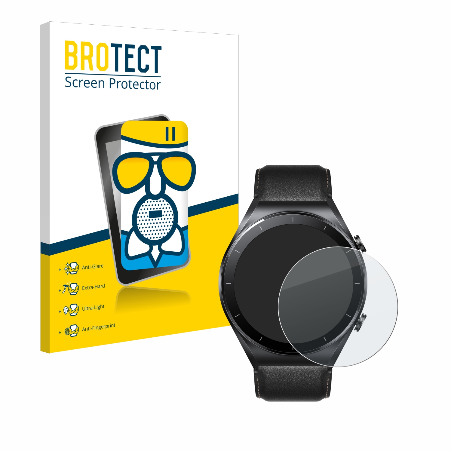 Airglass Xiaomi BROTECT Watch Schutzfolie(für matte S1)
