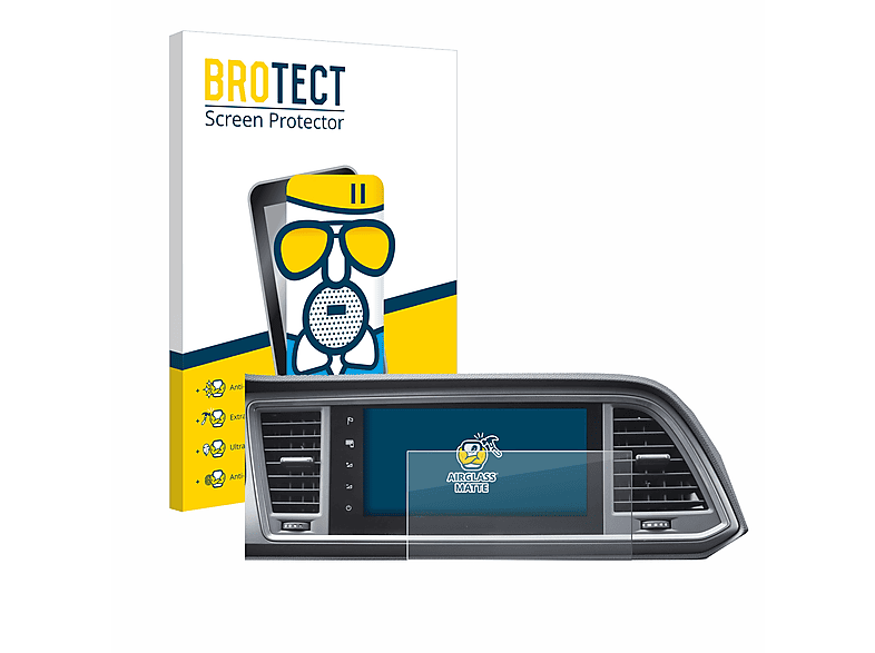 BROTECT Airglass matte Schutzfolie(für Seat Cupra Ateca Facelift 2021 MiB 3)