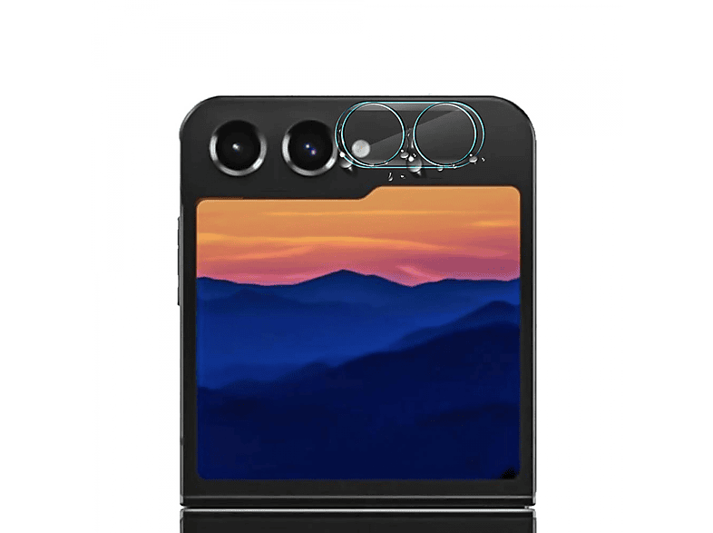 CASEONLINE Kamera Schutzglas(für Samsung Z Flip 5)