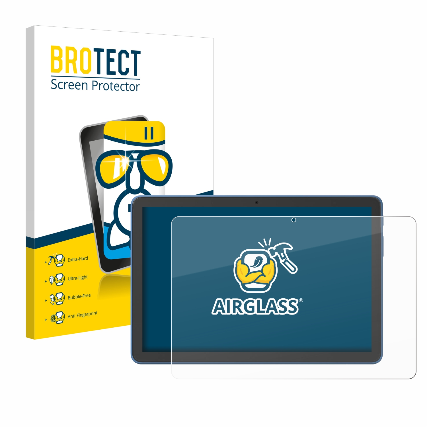 BROTECT Airglass klare Schutzfolie(für 10 2023) Fire Amazon HD