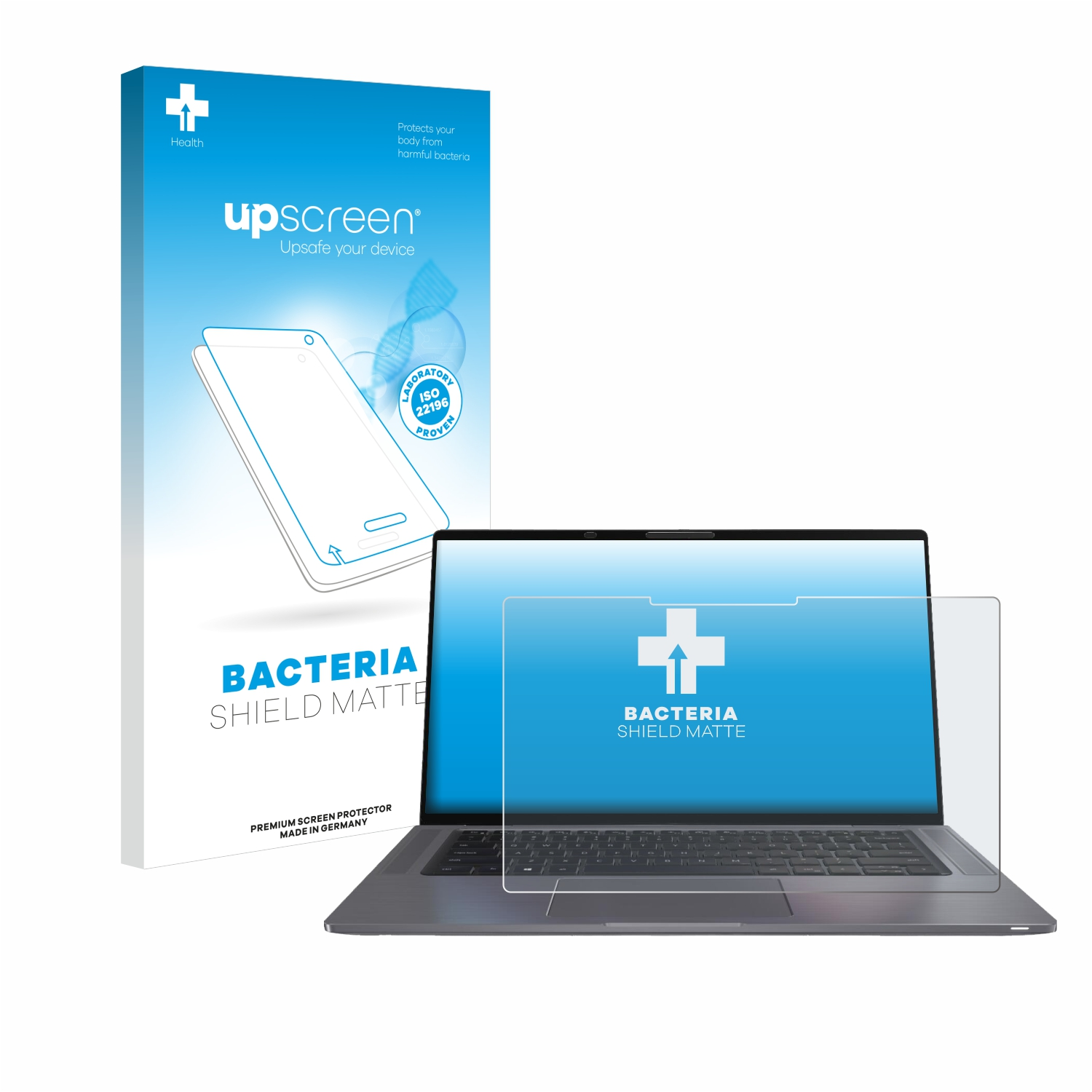 UPSCREEN antibakteriell entspiegelt matte Schutzfolie(für Dell 9510 Latitude 2-in-1)