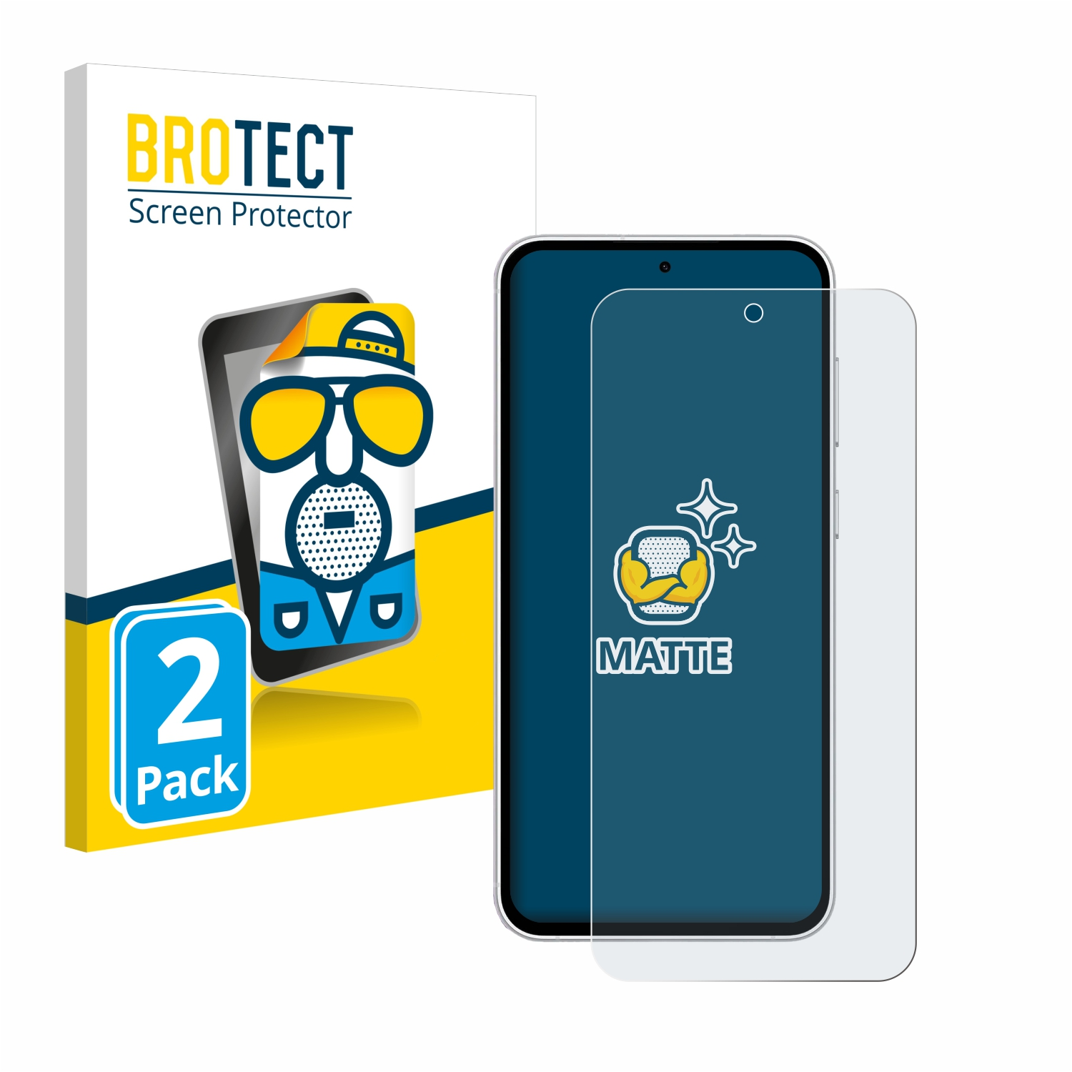 BROTECT FE) Samsung S23 matte Schutzfolie(für Galaxy 2x