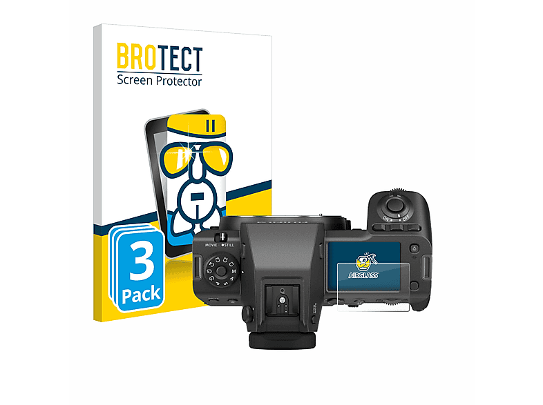 BROTECT 3x GFX100 Schutzfolie(für klare Airglass Fujifilm II)