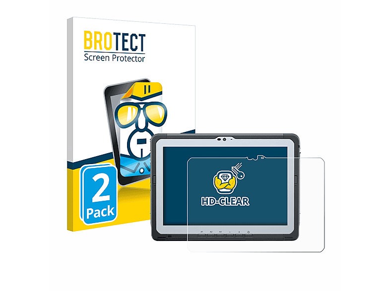 Vollständige Produktpalette BROTECT 2x klare Schutzfolie(für Panasonic A3) Toughbook