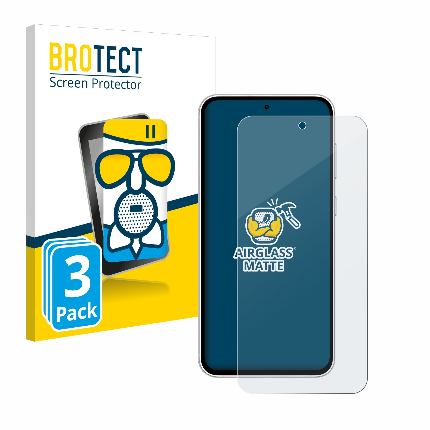 Galaxy Samsung matte 3x Airglass BROTECT S23 FE) Schutzfolie(für