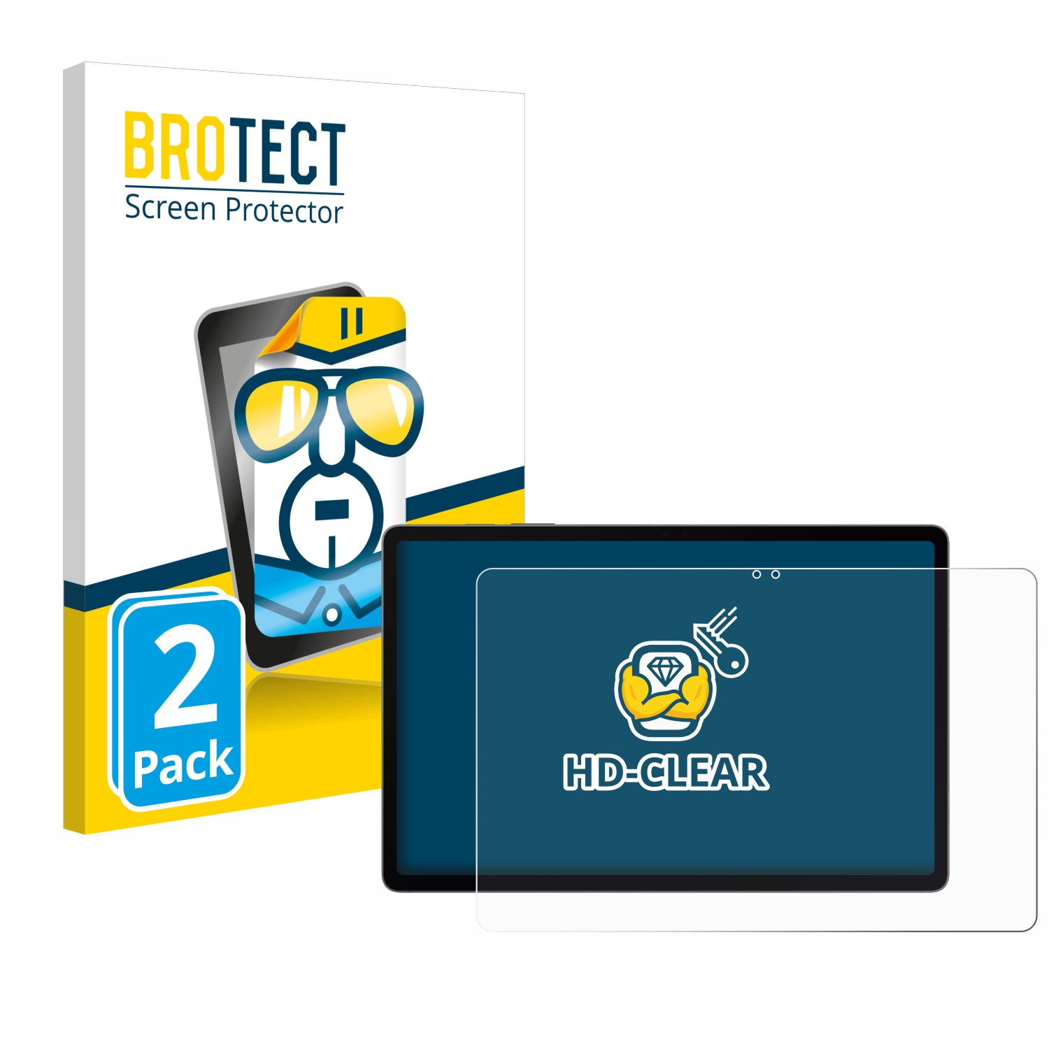 BROTECT 2x klare Schutzfolie(für Galaxy S9 Samsung FE+) Tab