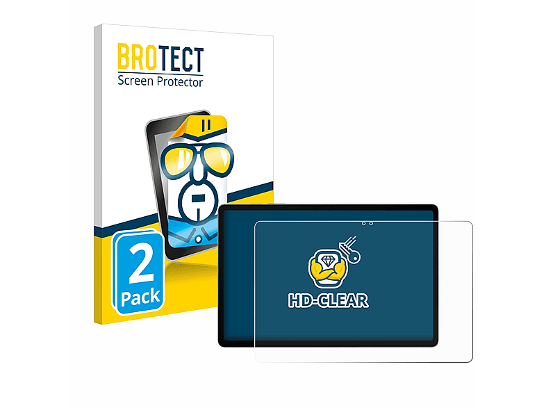 BROTECT 2x klare Schutzfolie(für Samsung Galaxy Tab S9 FE+)
