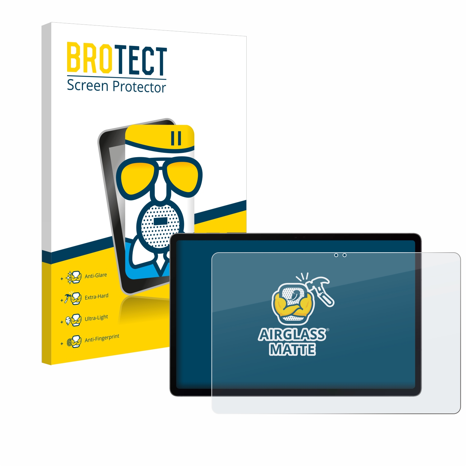 BROTECT Airglass Galaxy Samsung S9 FE+) Schutzfolie(für matte Tab