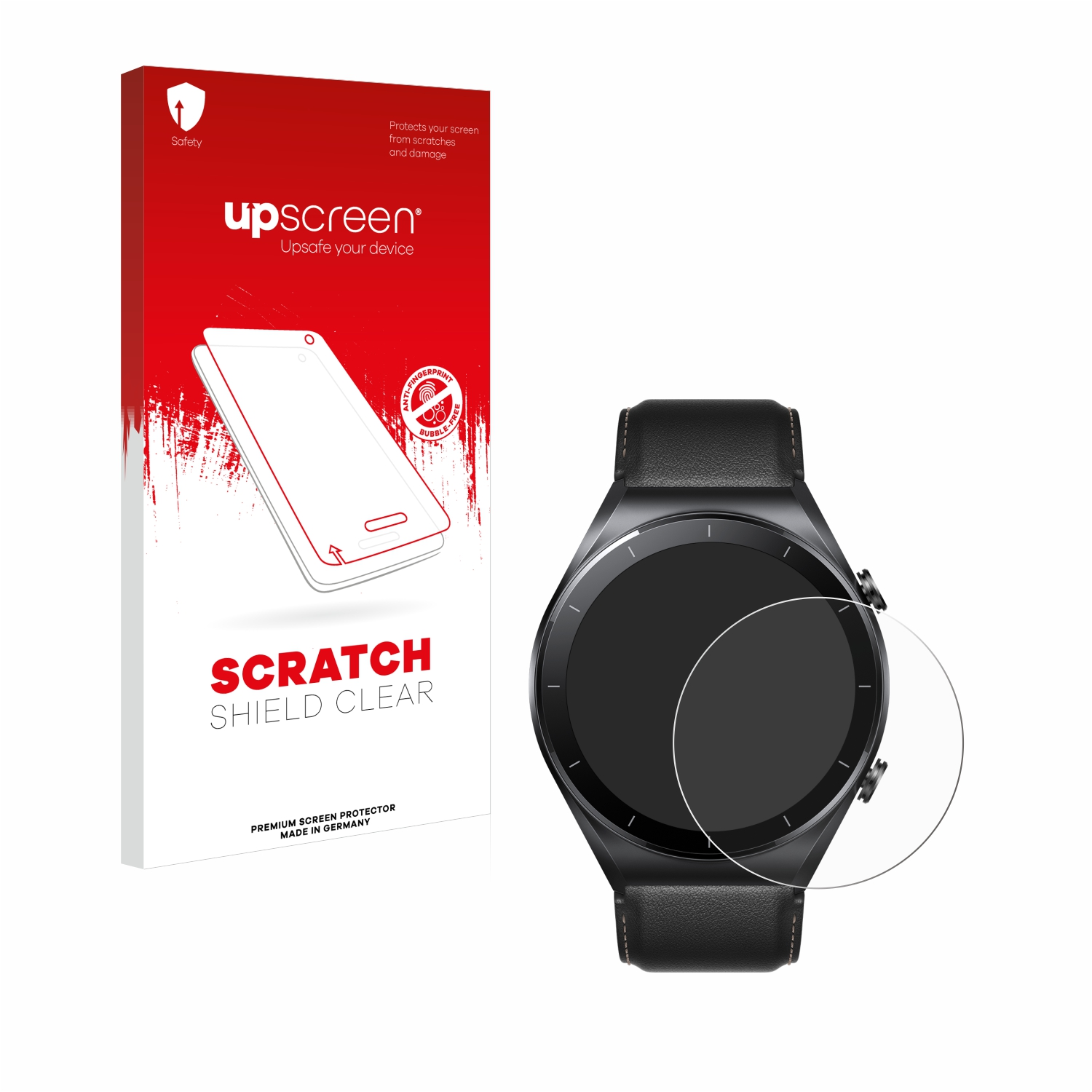 Xiaomi Watch S1) UPSCREEN Schutzfolie(für klare Kratzschutz