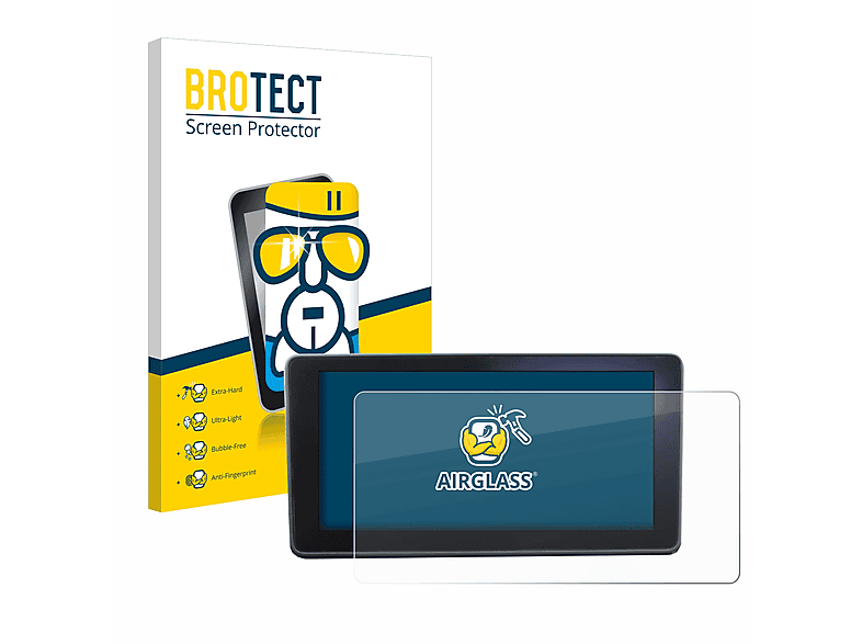 BROTECT Airglass klare Schutzfolie(für Audi A4 plus B9 MMI 2017 Navigation MMI-Touch)