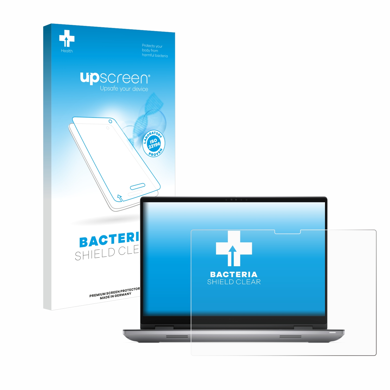 UPSCREEN antibakteriell klare Schutzfolie(für Precision Dell 7680 Touch)