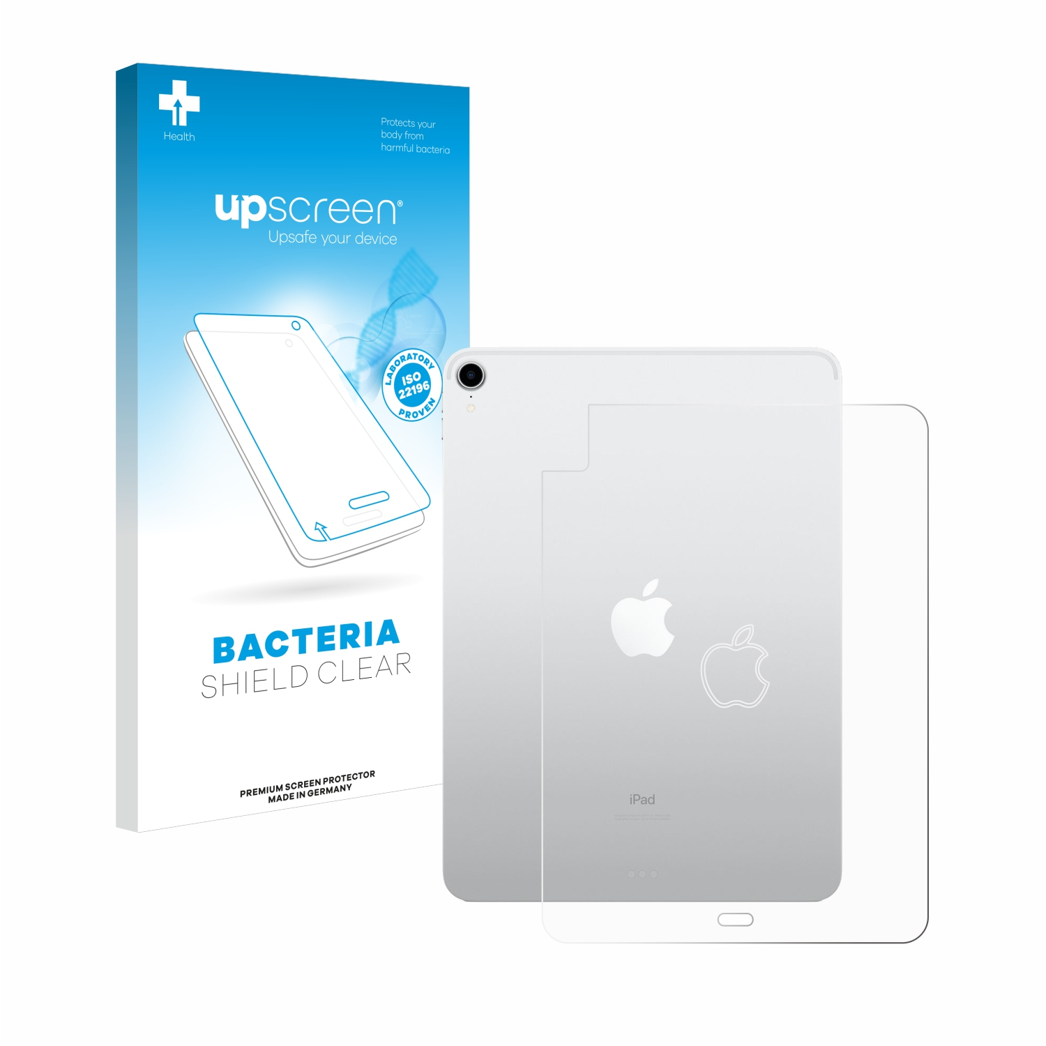 UPSCREEN antibakteriell klare 2020 WiFi 4 iPad Air Schutzfolie(für (4. Gen.)) Apple