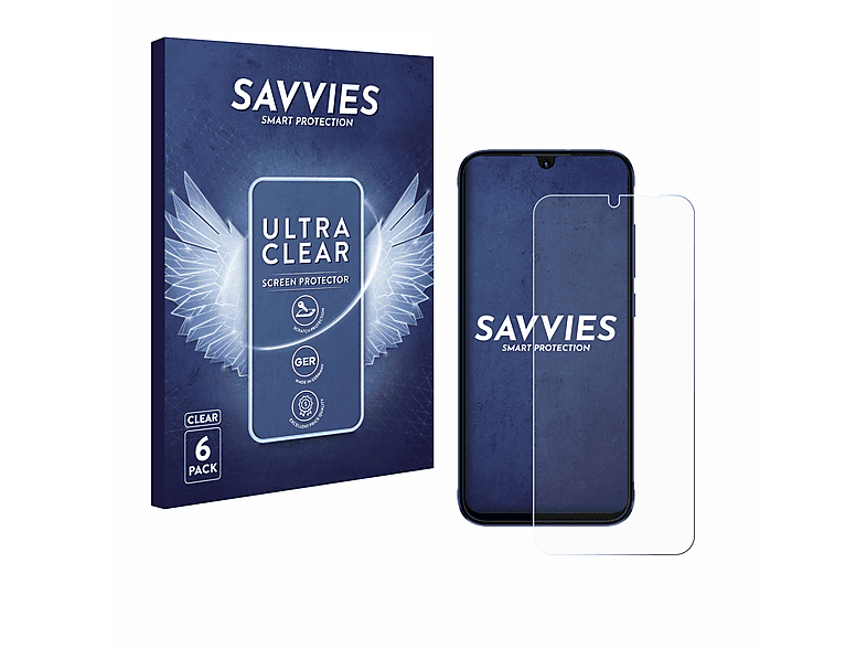 SAVVIES 6x klare Schutzfolie(für Infinix Smart HD 2021) | Displayschutzfolien & Gläser
