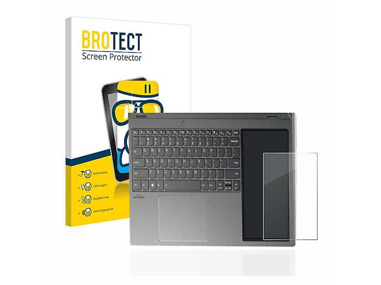 BROTECT Airglass klare Schutzfolie(für Lenovo ThinkBook Plus Gen 3 (Unteres Display))