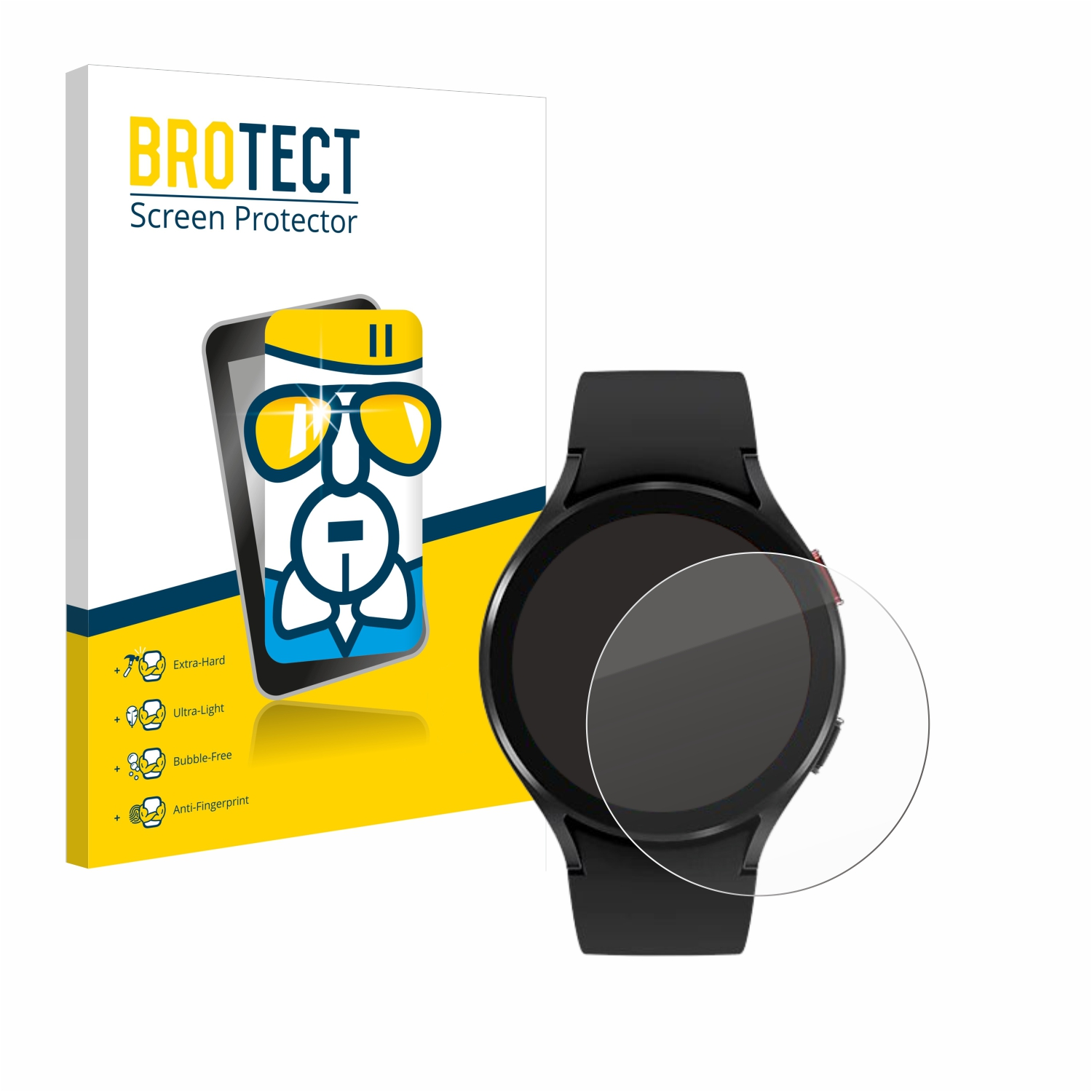Watch BROTECT (44mm)) Samsung 4 Airglass Schutzfolie(für klare Galaxy