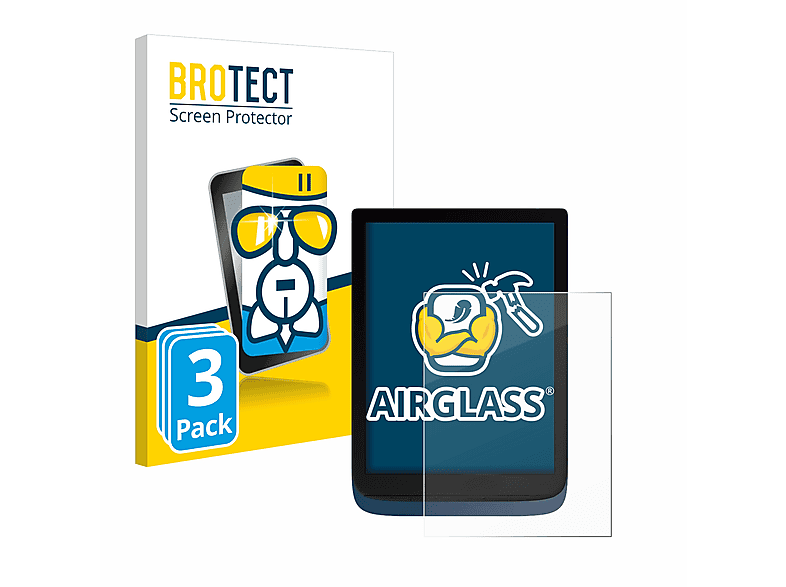 3) InkPad Vivlio Schutzfolie(für klare 3x BROTECT Airglass