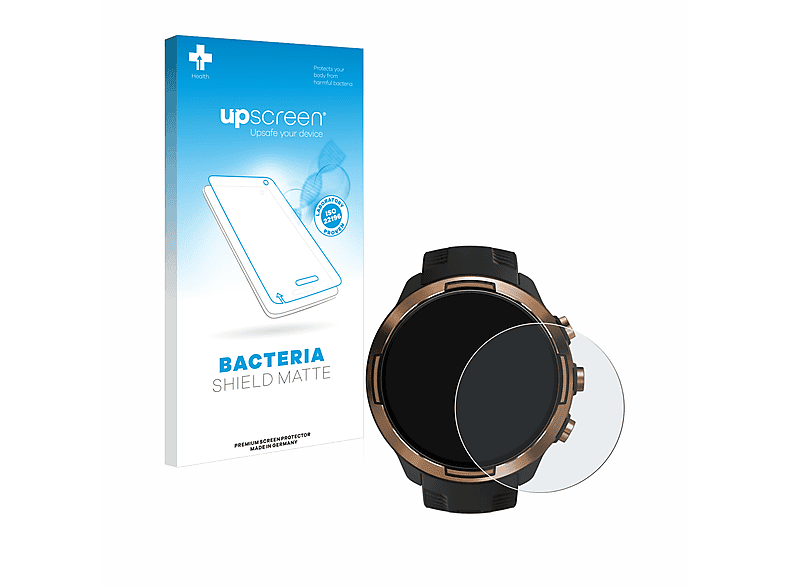 UPSCREEN antibakteriell entspiegelt matte Schutzfolie(für Suunto 9 Baro) | Smartwatch Schutzfolien & Gläser