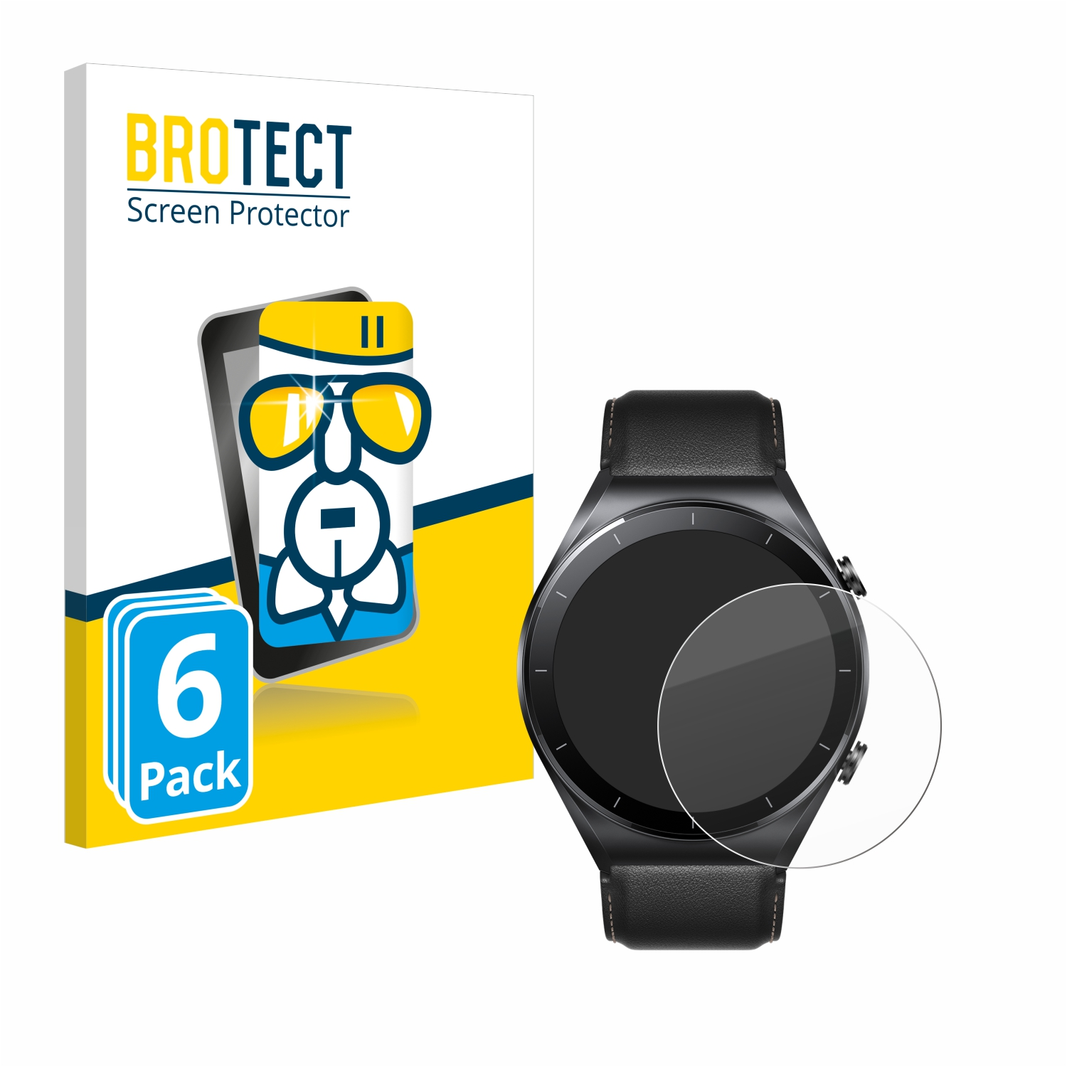 BROTECT 6x Airglass klare Schutzfolie(für S1) Xiaomi Watch