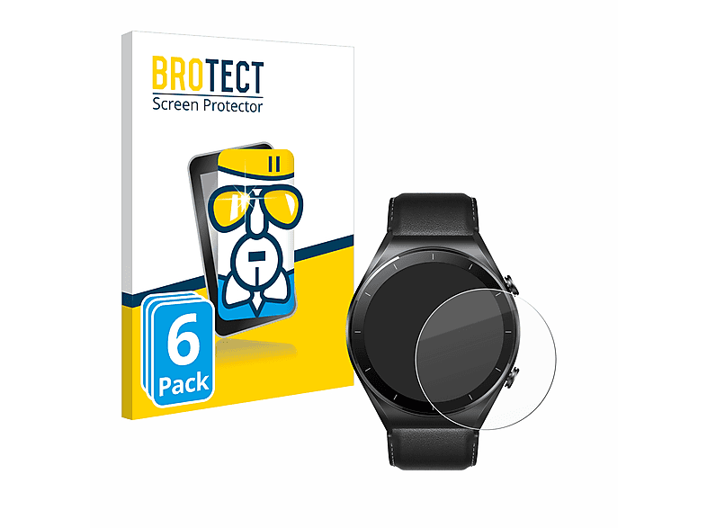 BROTECT 6x Airglass klare Schutzfolie(für S1) Xiaomi Watch