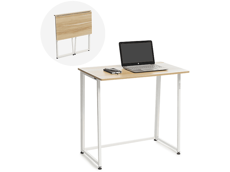 InnovaGoods Dolenkaf Escritorio Plegable Madera/Blanco