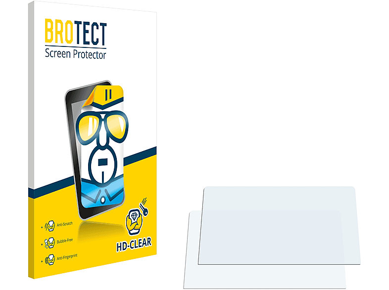 BROTECT 2x klare Schutzfolie(für Volkswagen ID.4 Discover Pro 10\