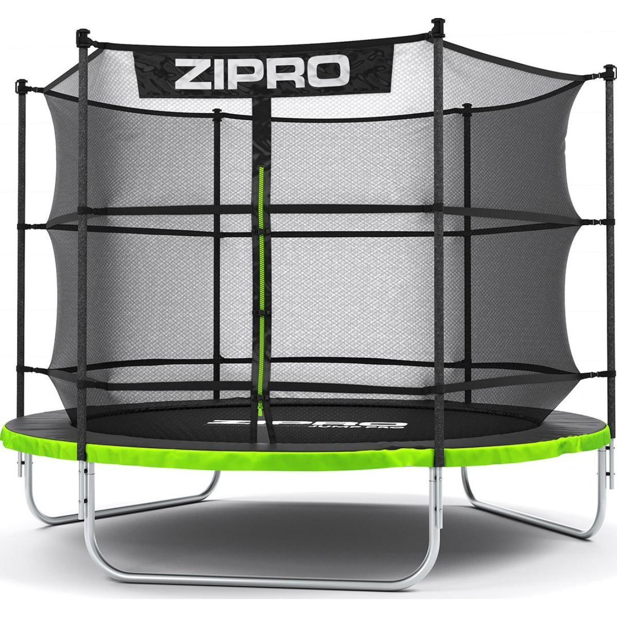 8FT Zipro Trampolin, 252cm schwarz Jump ZIPRO Pro