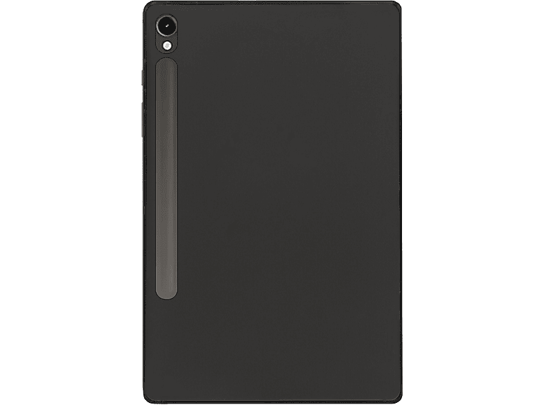 LOBWERK Hülle Schutzhülle Backcover für Samsung Galaxy Tab S9 SM-X710 SM-X716 2023 11 Zoll TPU, Schwarz