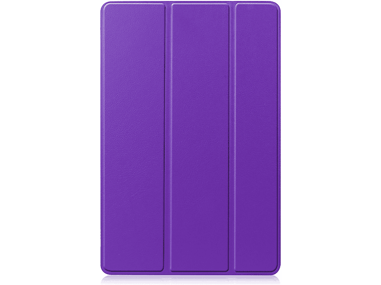 LOBWERK Hülle Schutzhülle Bookcover für Samsung Tab S9+ Plus 2023 SM-X810 SM-X816B SM-X818U 12.4 Zoll Kunstleder, Lila