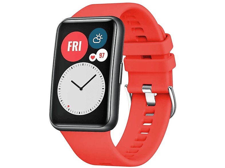 FIXED FIXSSTB-1054-RD, Armband, Watch FIT, Huawei, Rot