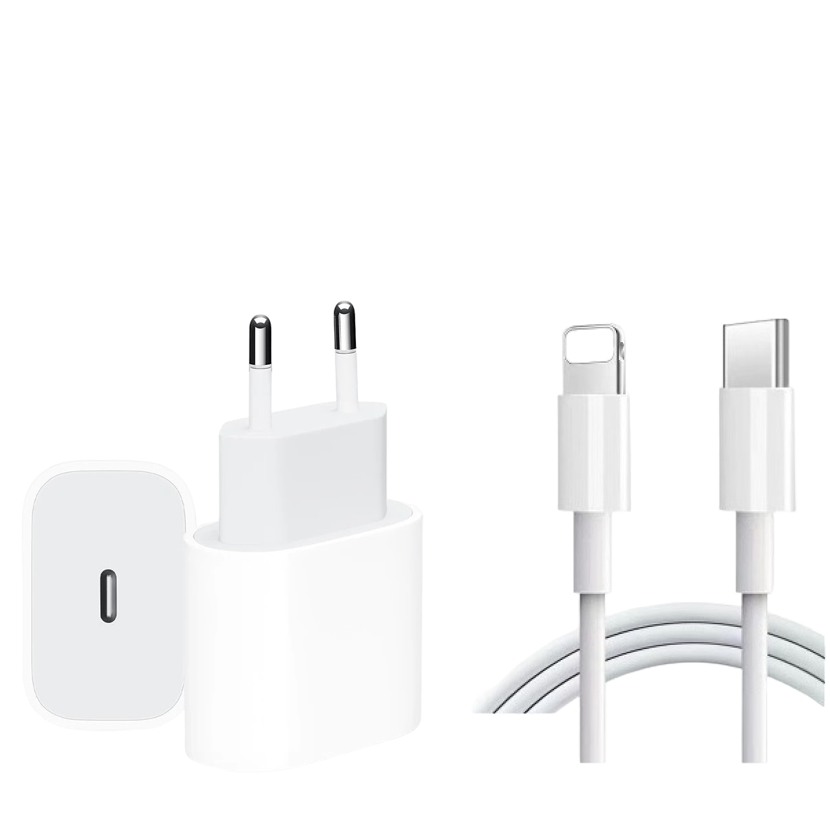 XR, USB Ladekabel Ladegerät für Apple, iPhone 12, Apple VENTARENT Ladekabel Lightning XS 20W 11, Netzteil C iPhone 14, mit 13, Weiß Ladegerät Meter 2