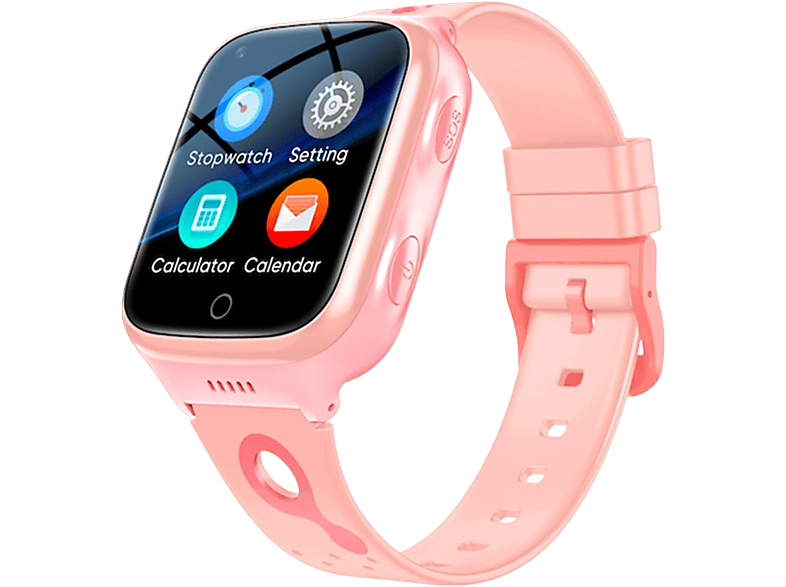 Guard Smartwatch, 4G CARNEO GPS Kinder Platinum Pink + pink,