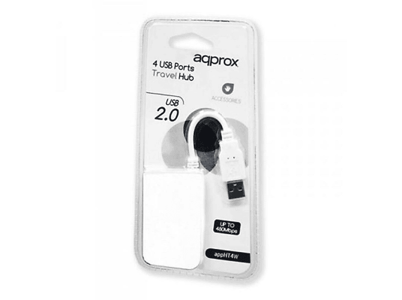 Adaptador 4 Puertos USB 2.0 con Cable