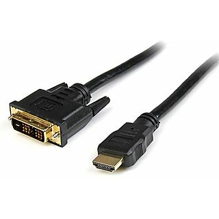 Cable HDMI - STARTECH HDDVIMM3M, HDMI Estándar, 3 m