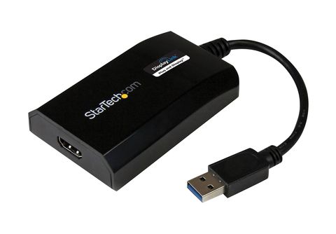 Cable HDMI - Adaptador Gráfico Externo Multi Monitor USB 3.0 a HDMI HD  Certificado DisplayLink para Mac y PC STARTECH, Negro