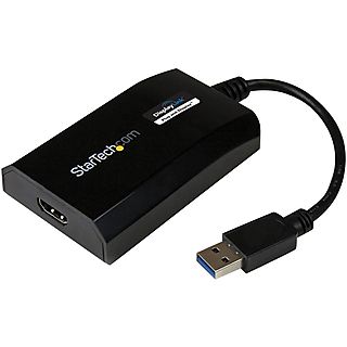 Cable HDMI - STARTECH Adaptador Gráfico Externo Multi Monitor USB 3.0 a HDMI HD Certificado DisplayLink para Mac y PC, HDMI Estándar, 1,0 mm