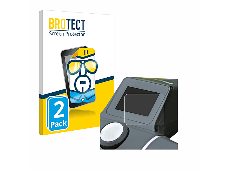 BROTECT 2x klare Schutzfolie(für Motocaddy M7 Remote Electric Trolley) | Navi-Taschen & -Schutzfolien