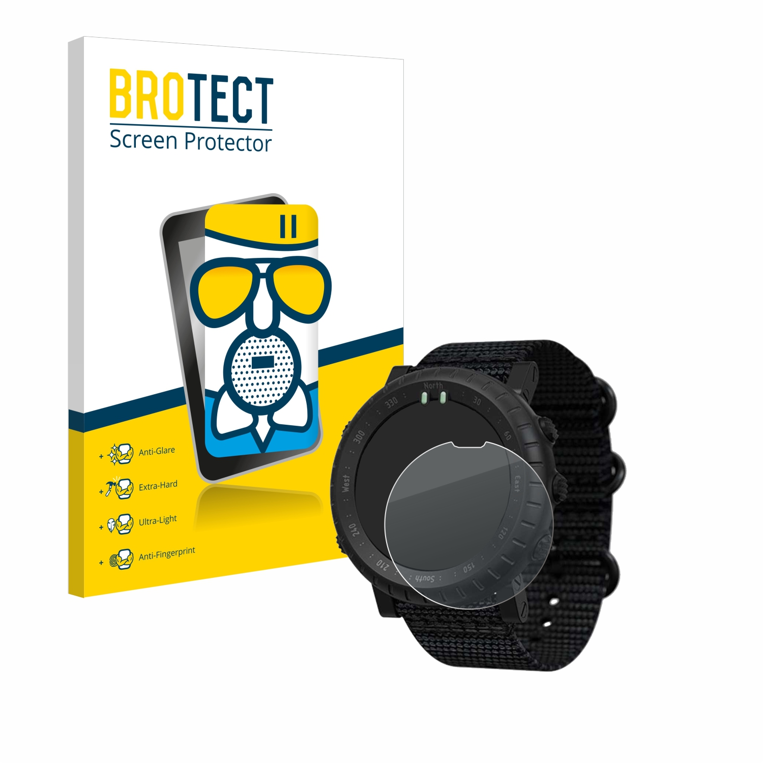 BROTECT Airglass Schutzfolie(für matte Alpha) Suunto Core