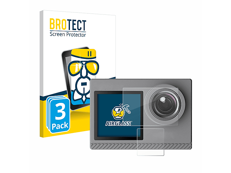 BROTECT Schutzfolie(für Akaso Airglass Brave 3x 4 Pro) klare