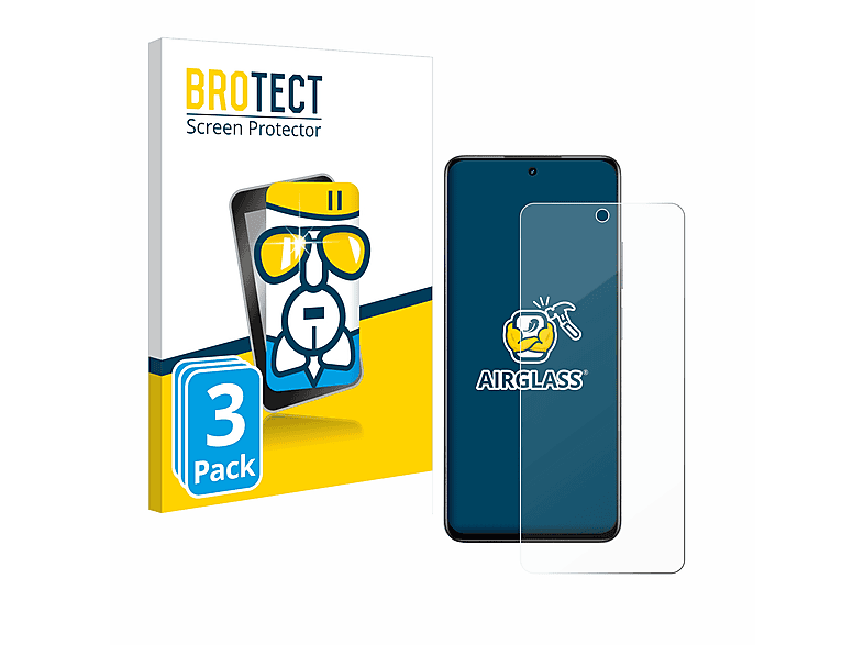 BROTECT Narzo Schutzfolie(für klare Airglass 60x) 3x realme