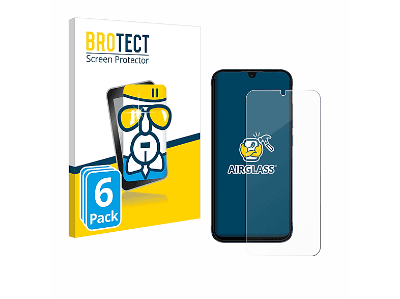 Airglass 2021) BROTECT Schutzfolie(für Smart Infinix HD 6x klare