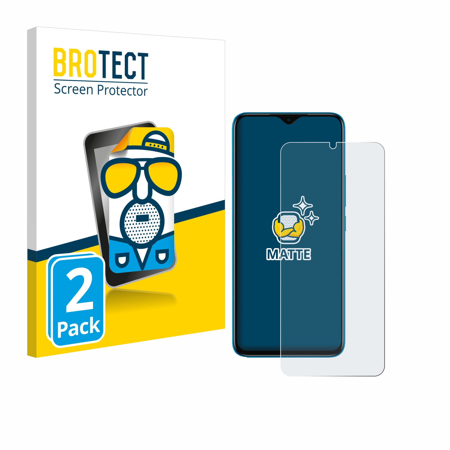 BROTECT 2x matte Schutzfolie(für HD) 6 Infinix Smart