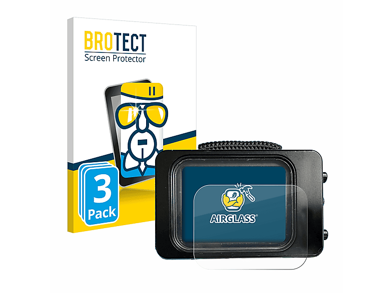 BROTECT 3x Airglass Freedom Schutzfolie(für computer) dive Divesoft klare