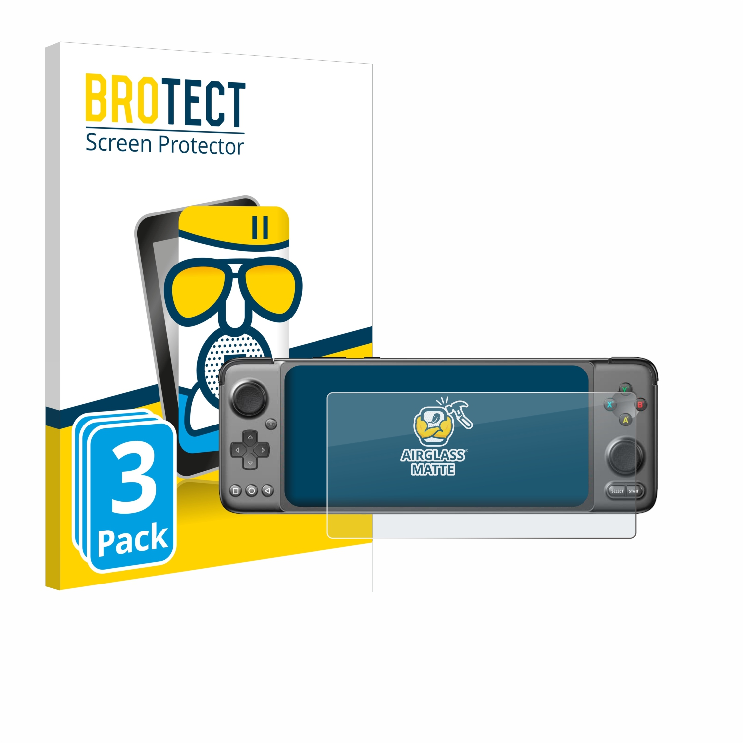Schutzfolie(für BROTECT XP Plus Android 3x matte Gaming Handheld) Airglass GPD