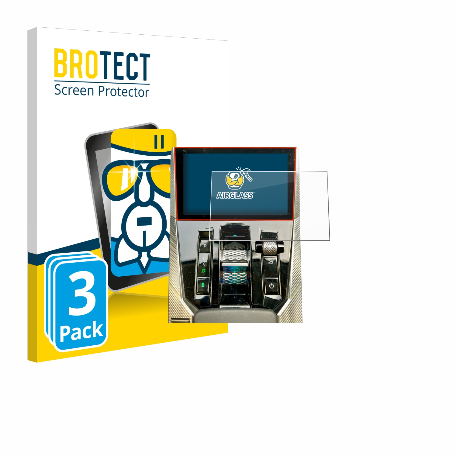 Schutzfolie(für Airglass klare BROTECT 3x DS 4 Touch) Smart