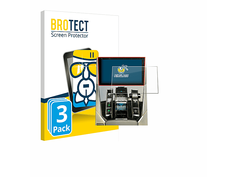Airglass Smart klare Schutzfolie(für 3x 4 BROTECT Touch) DS